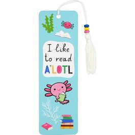 Beaded Bookmark - I Like to Read A'lotl