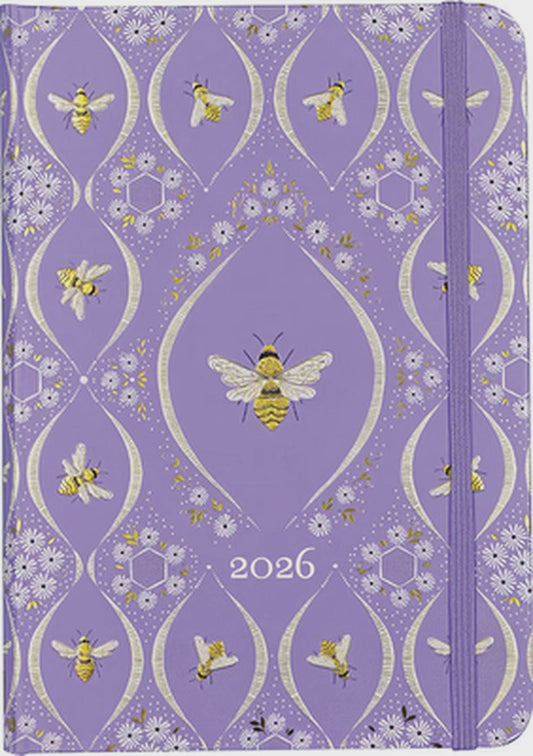 2026 Florentine Bees Weekly Planner (16 Months, Sept 2025 to Dec 2026)