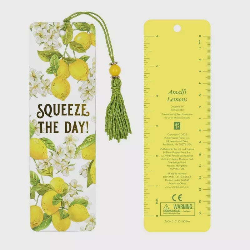 Beaded Bookmark - Amalfi Lemons Squeeze the Day