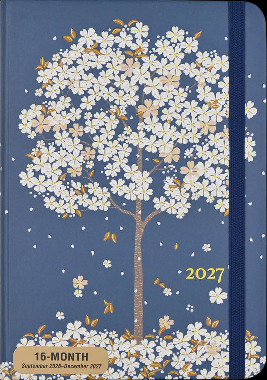 2027 Weekly Planner: Falling Blossoms
