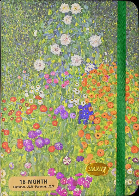 2027 Weekly Planner: Cottage Garden