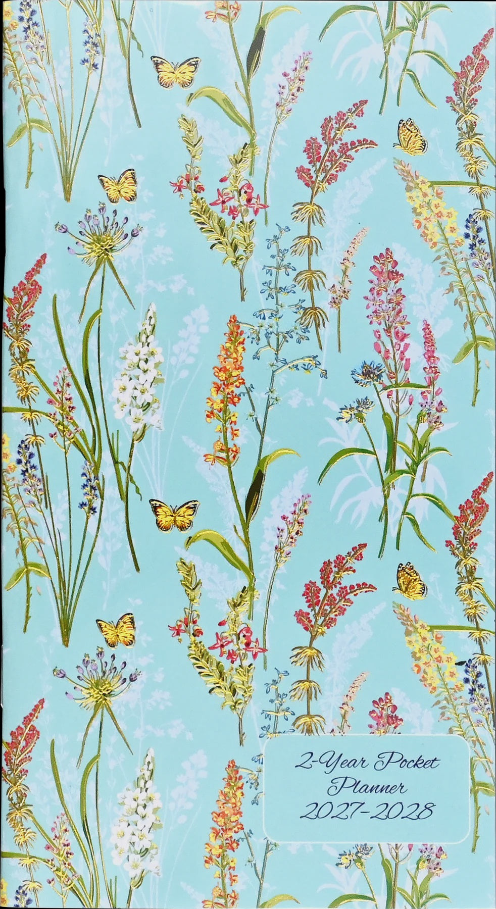 2027-28 2-Year Pocket Planner: Blooms & Butterflies