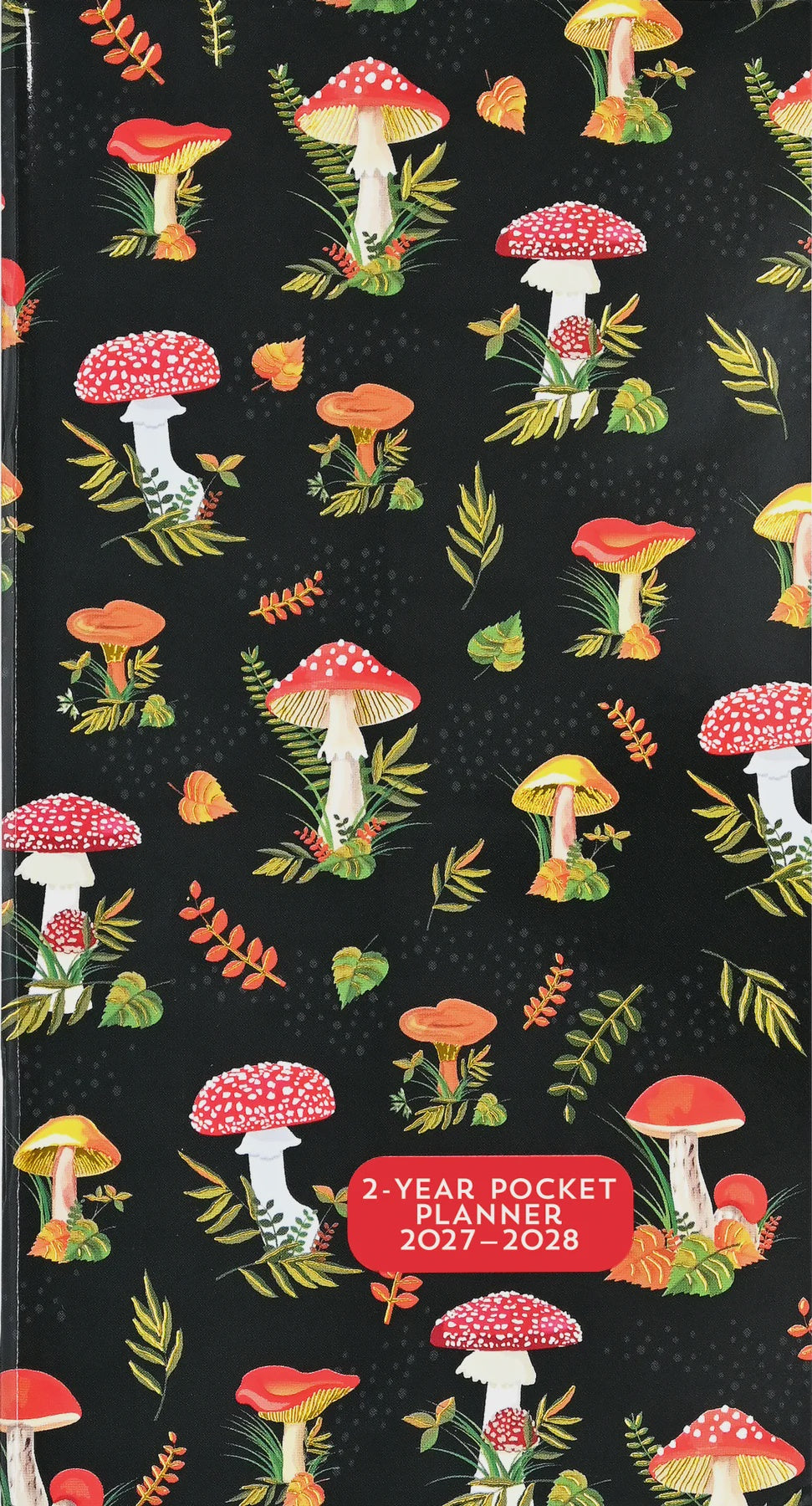 2027-28 2-Year Pocket Planner: Mushrooms