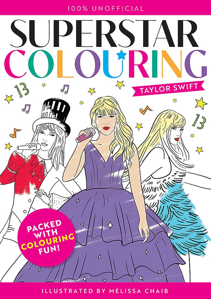 Superstar Colouring Taylor Swift