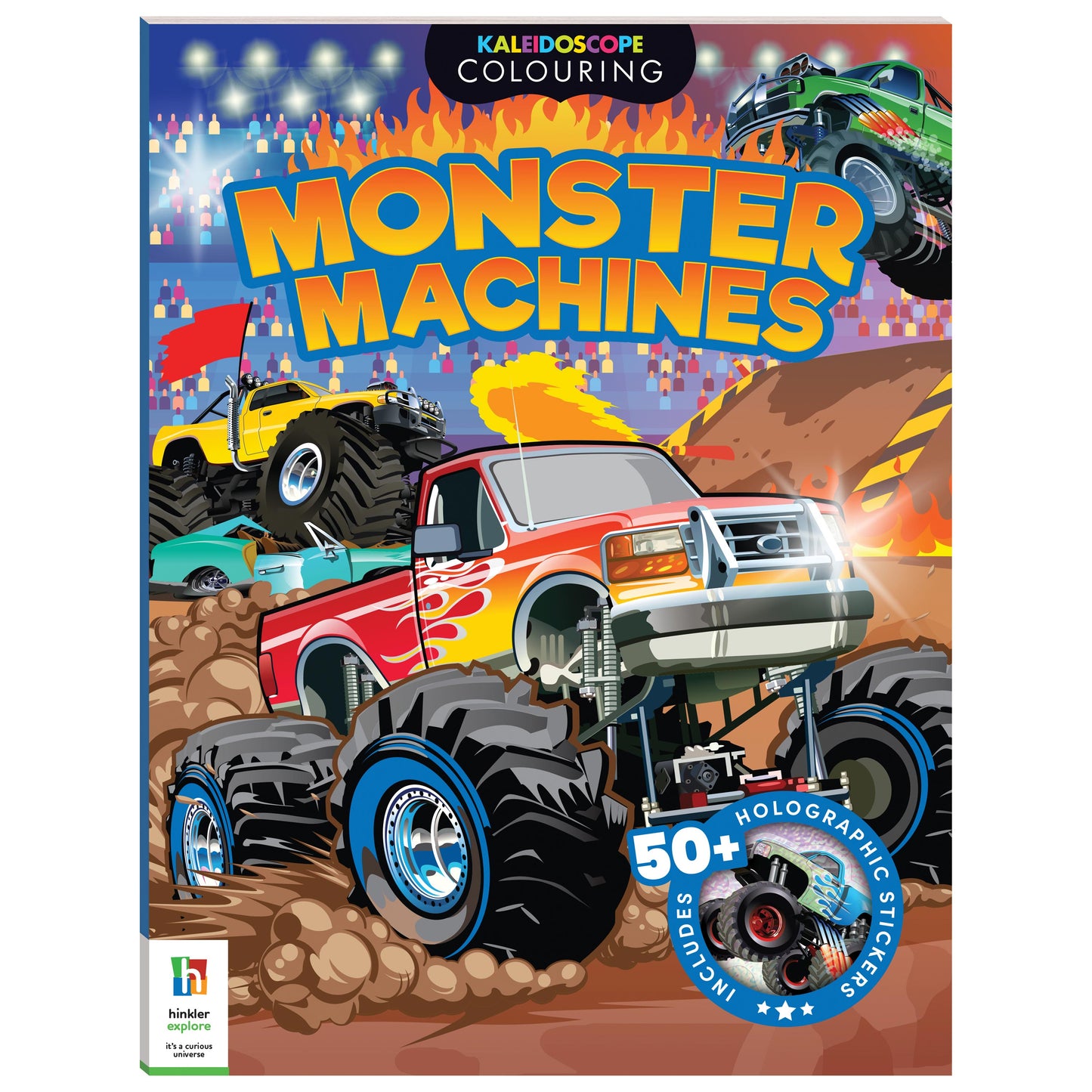 Kaleidoscope Sticker Colouring Monster Machines