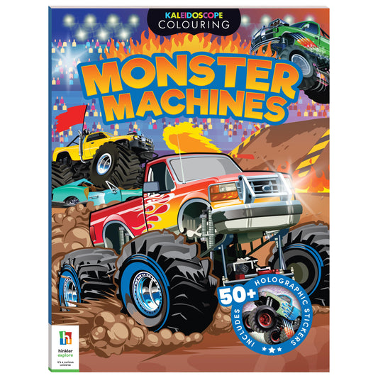 Kaleidoscope Sticker Colouring Monster Machines
