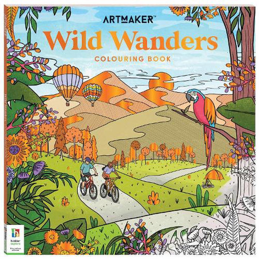 Art Maker Wild Wanders Coloring Book