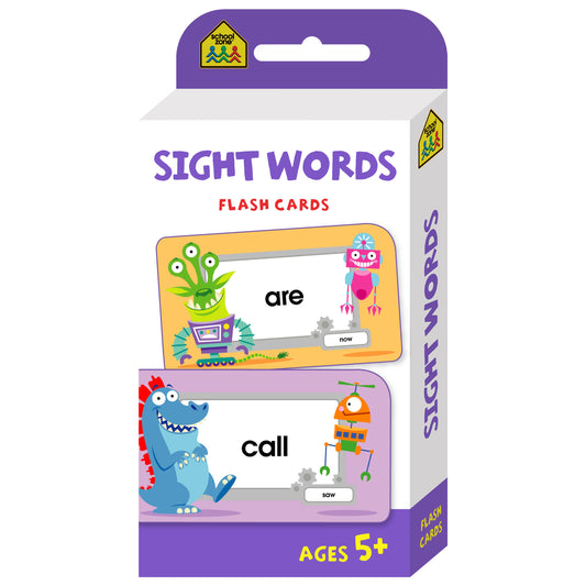 School Zone Sight words Flash cards