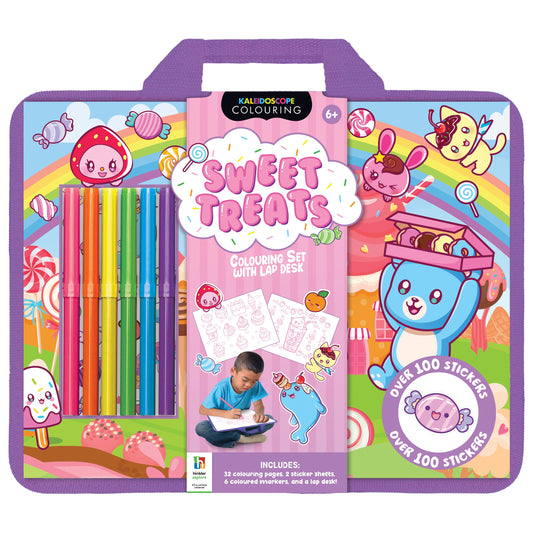Sweet Treats Colouring Set with Lap Desk