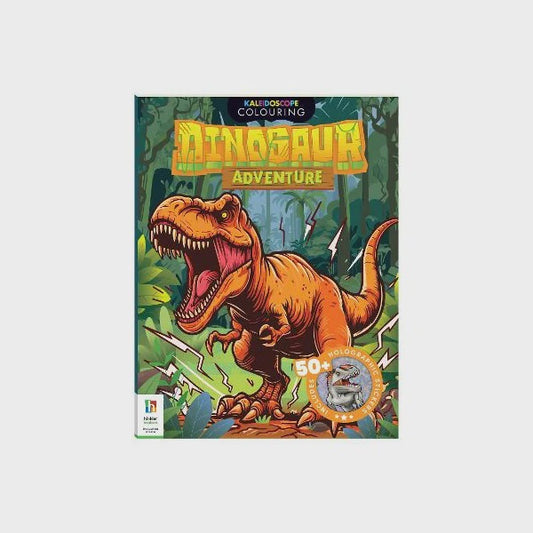 Kaleidoscope Sticker Colouring Dinosaur