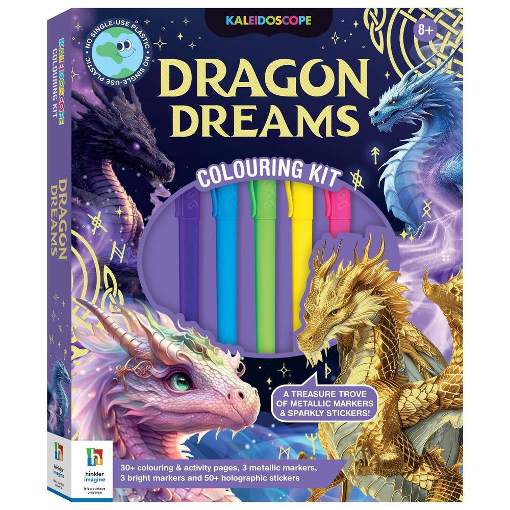 Kaleidoscope Dragon Dreams Colouring Kit