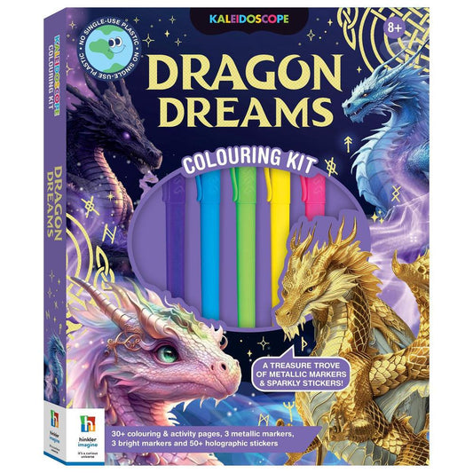 Kaleidoscope Dragon Dreams Colouring Kit