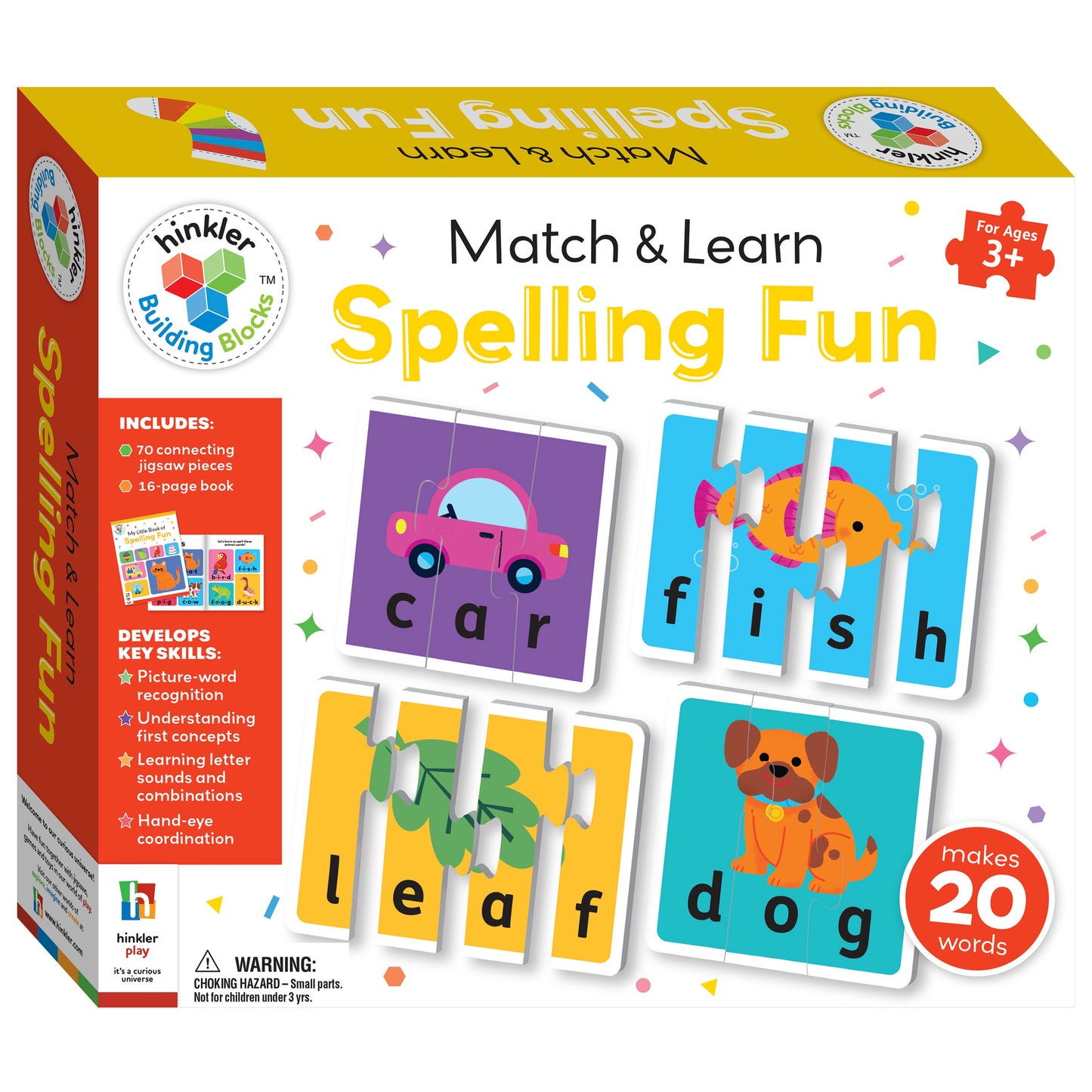 Hinkler Building Blocks Match and Learn Spelling Fun