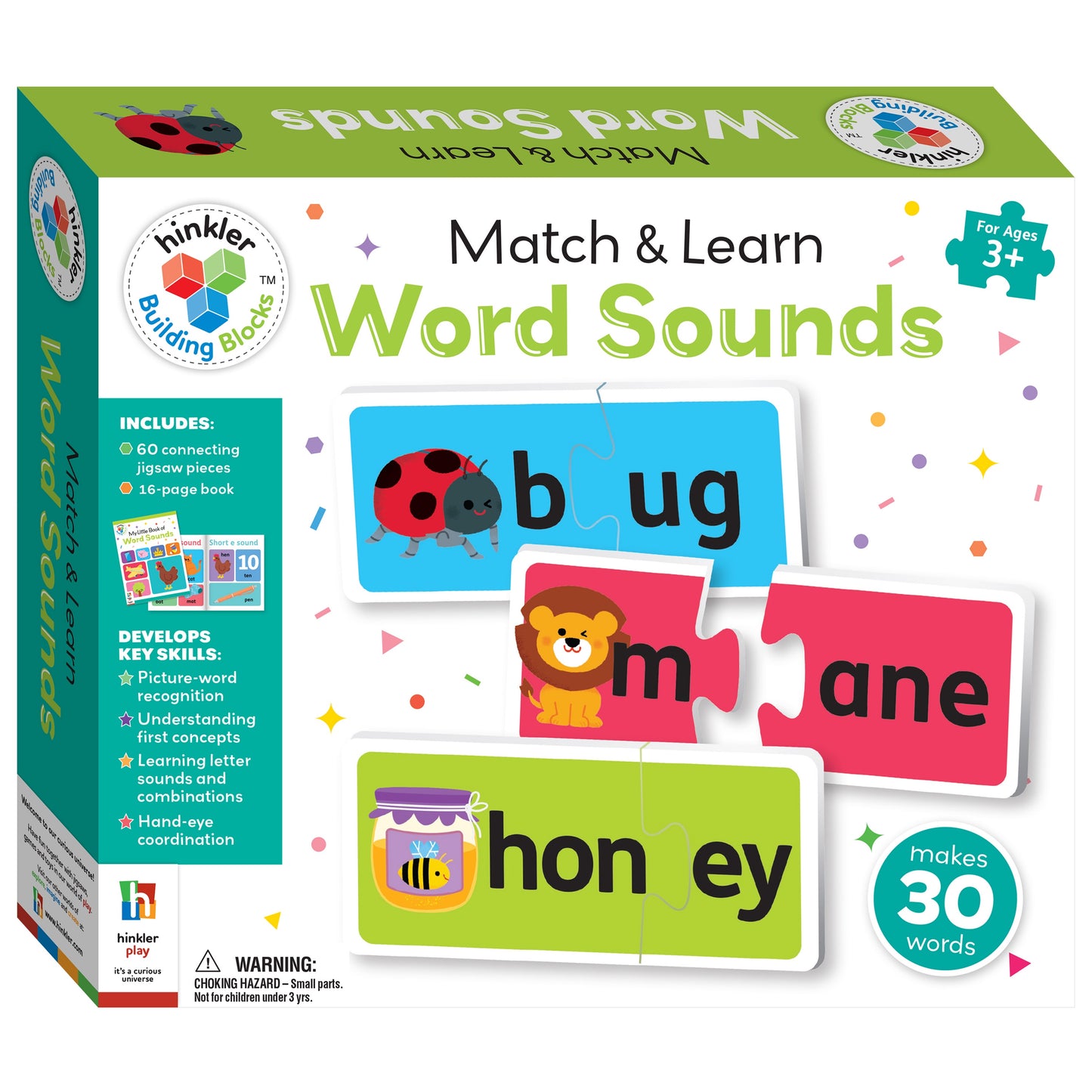 Hinkler Building Blocks Match and Learn Word Sounds