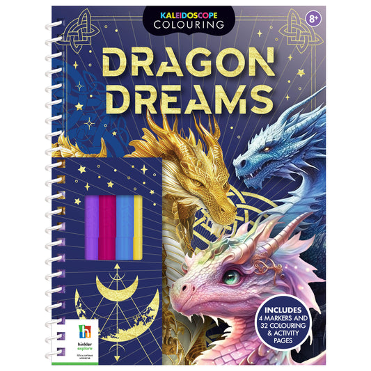Kaleidoscope Coloring Kit Dragon Dream