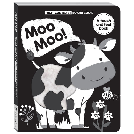 Moo Moo Hight Contrast Touch and Feel Board Book
