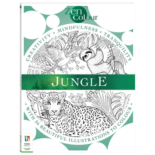 Zen Colour Jungle Colouring Book