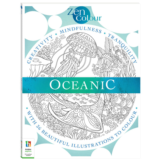Zen Colour Oceanic Colouring Book