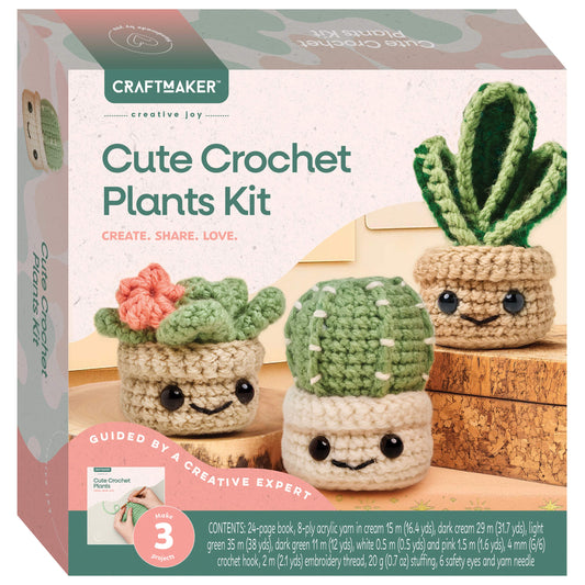 Craft Maker Cute Crochet Plants