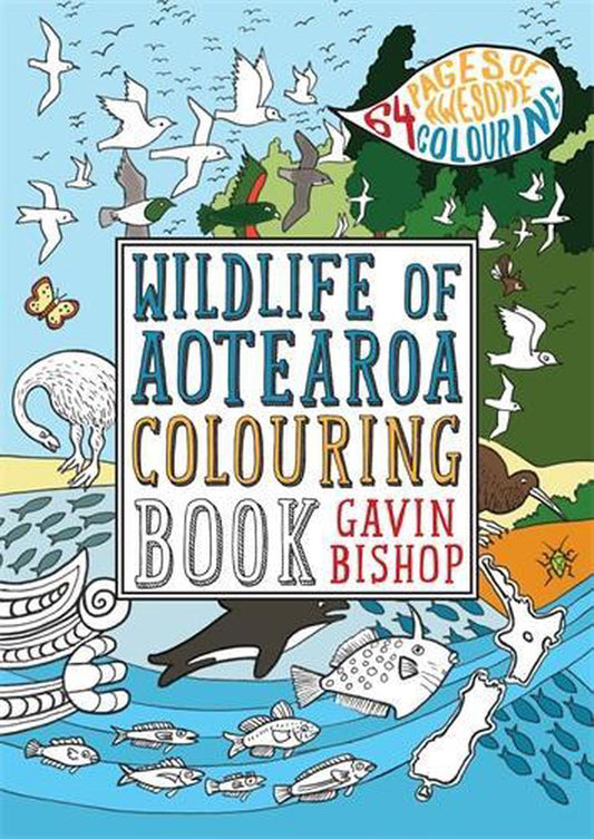 Wildlife Of Aotearoa Colouring