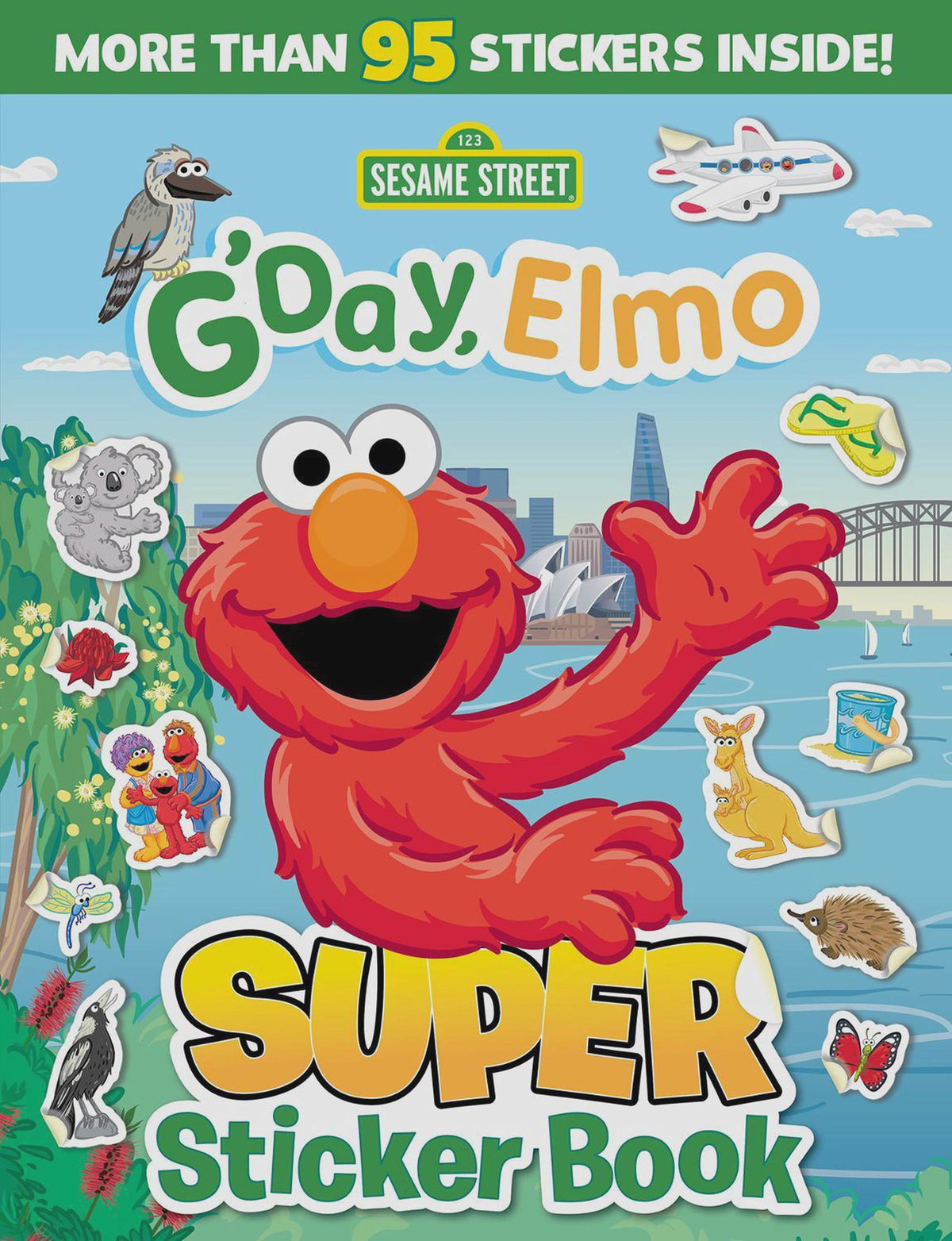 G'Day, Elmo: Super Sticker Book (Sesame Street) Series: Sesame Street