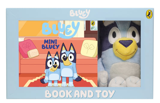 Mini Bluey and Bluey Plush Box set