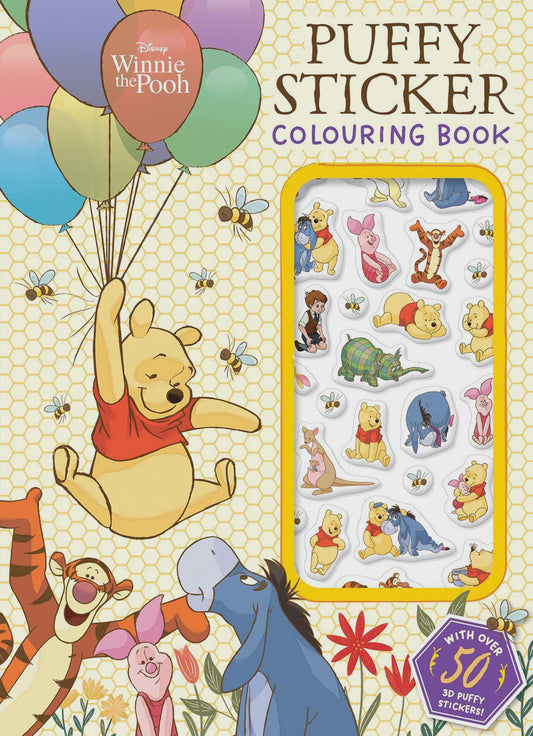 Winnie The Pooh: Puffy Sticker Colouring Book (Disney)