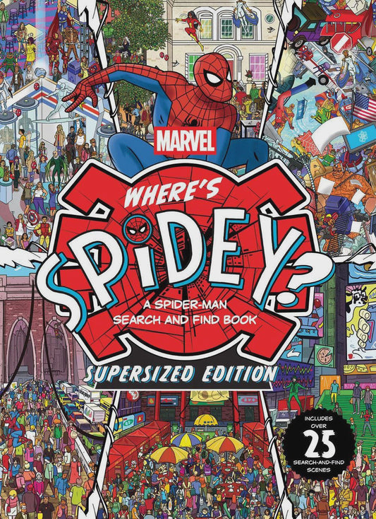 Where's Spidey?  Search and Find Book Supersized Edition