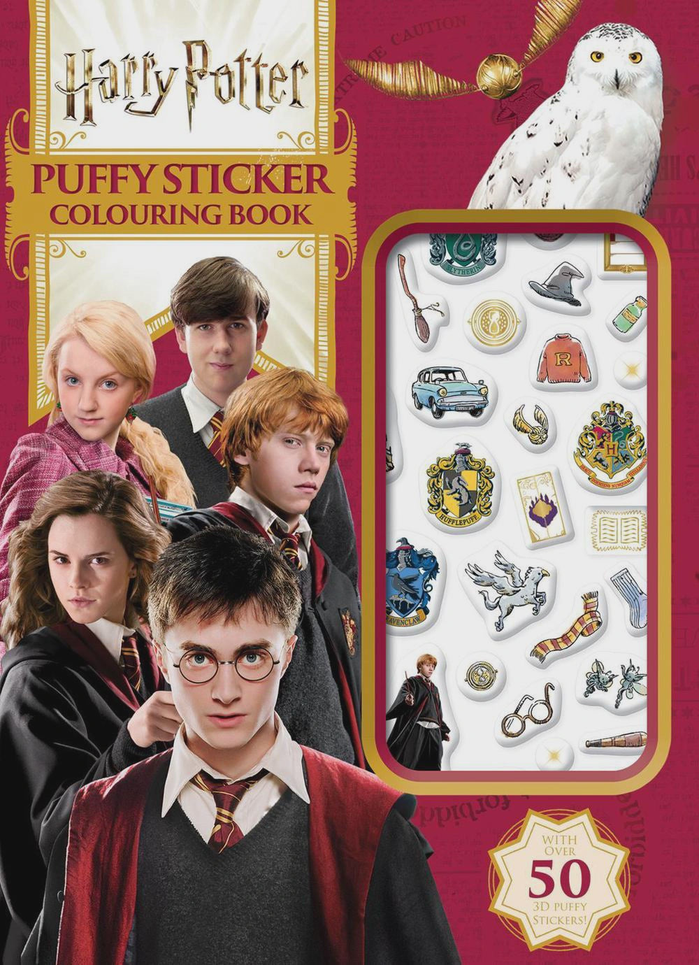 Harry Potter: Puffy Sticker Colouring Book