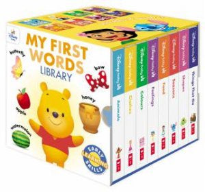Disney: My First Words 8-Book Library Cube