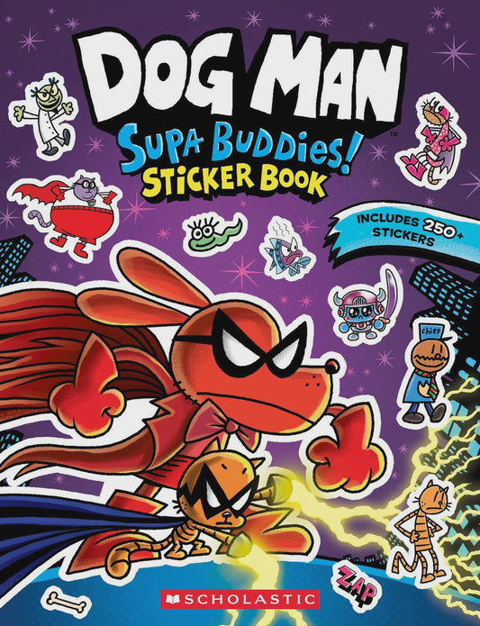 Dog Man: Supa Buddies! Sticker Book By: Dav Pilkey