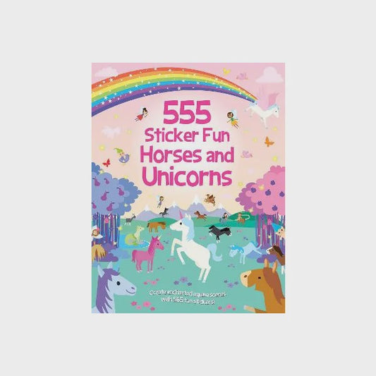 555 Sticker Fun Horses & Unicorns
