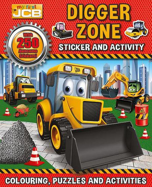 Digger Zone Sticker & Activity Book