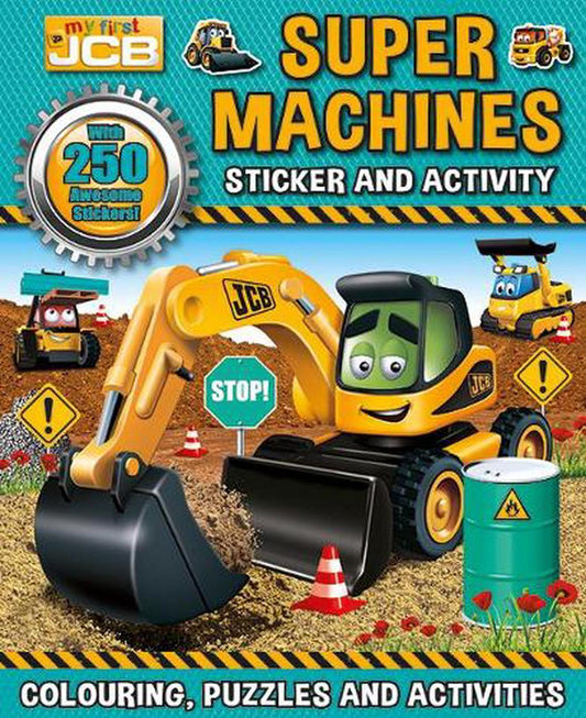 Super Machines Sticker & Activity Book