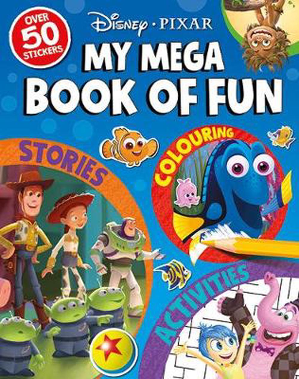 Disney Pixar: My Mega Book Of Fun