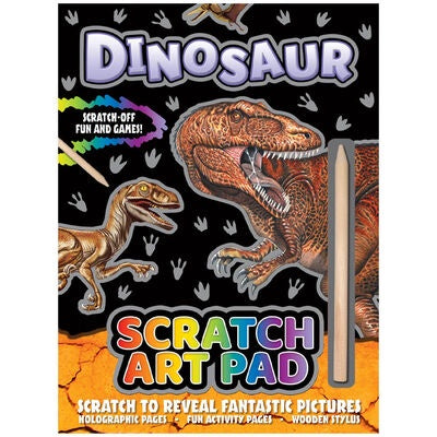 Dinosaur Scratch art pad