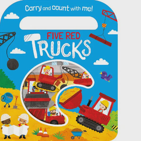 Five Red Trucks Count and Carry Board Book