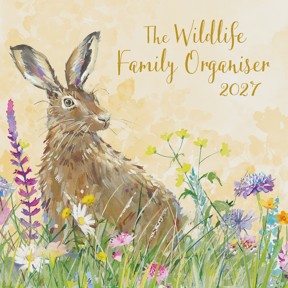 Family Organiser The Wildlife 2027 Square Wall Calendar