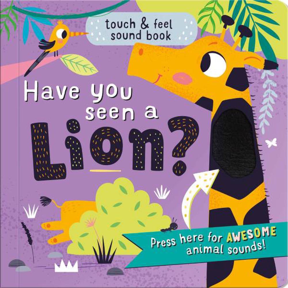 Touch and feel Lion bookf