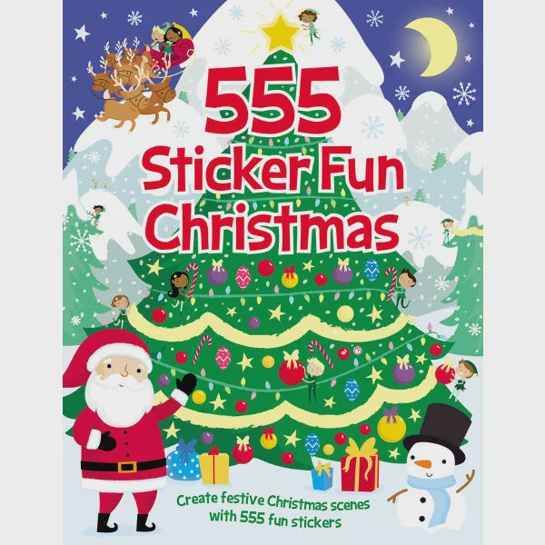 555 Sticker Fun Christmas