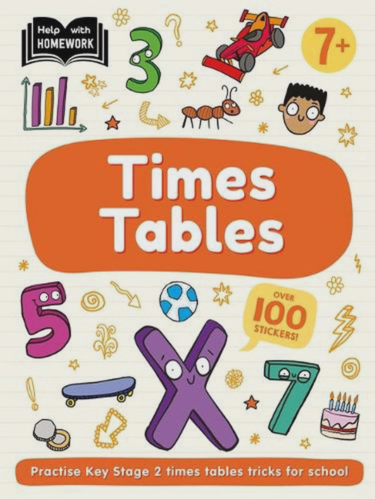 Help With Homework: Age 7+ Times Tables.