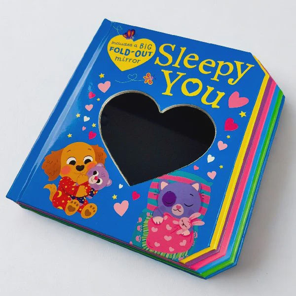 Hello Me Sleepy You Fold-Out Mirror Board Book