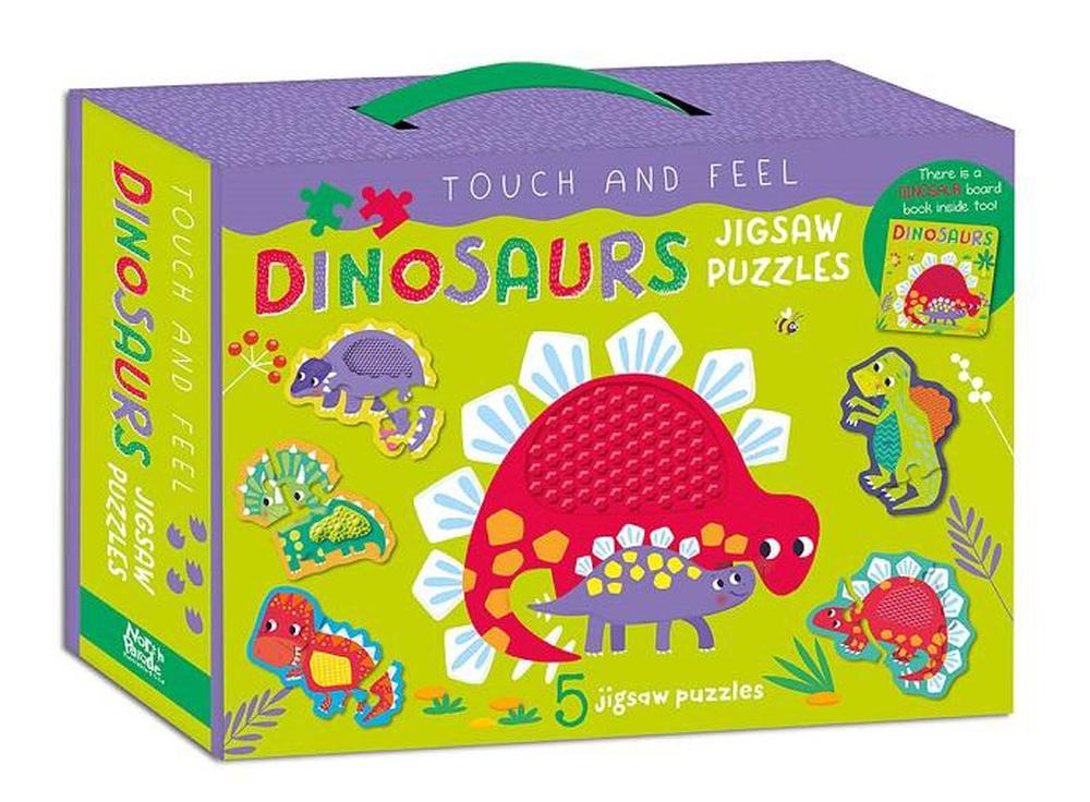 Touch & Feel Dinosaur Jigsaw Puzzle Box