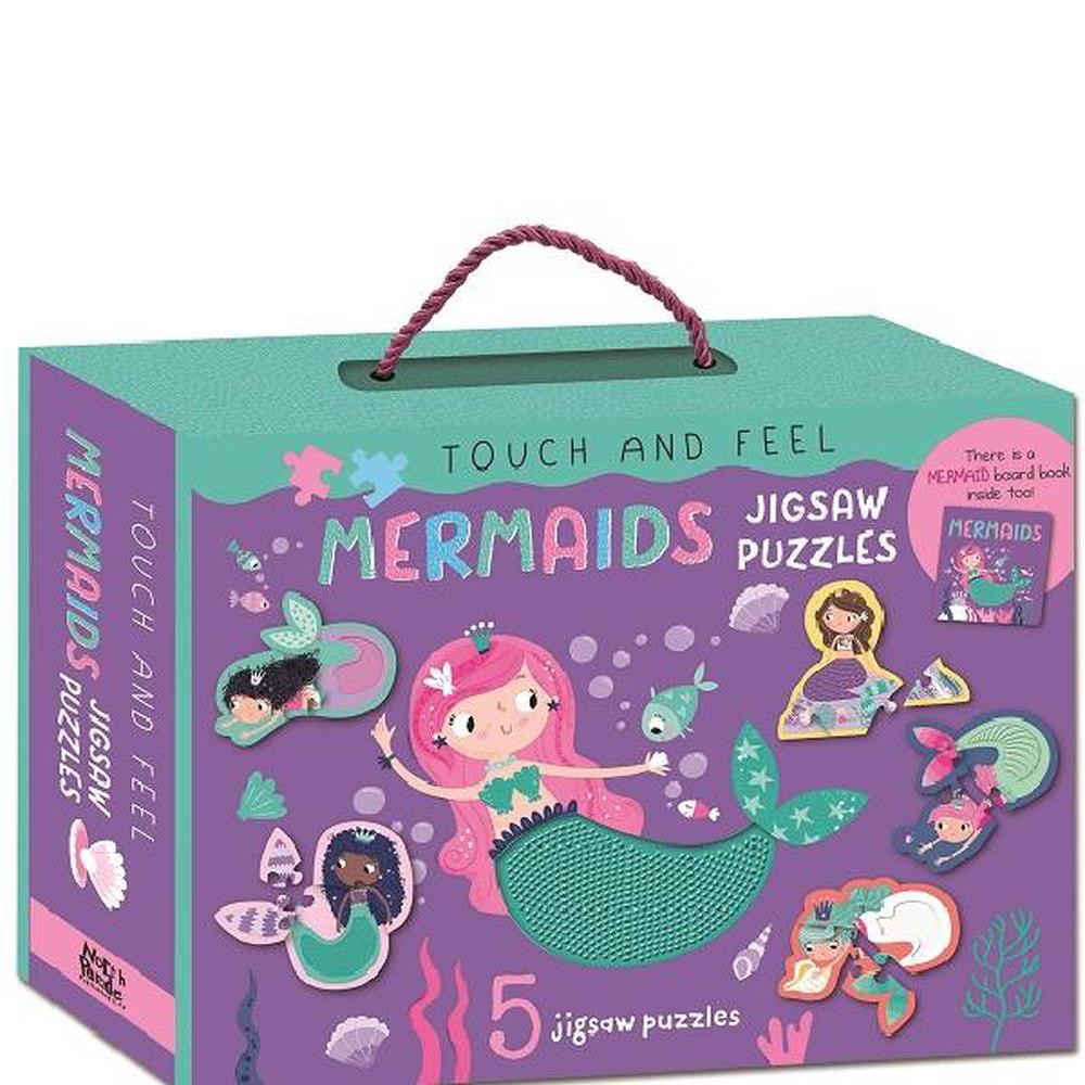 Touch & Feel Mermaids Jigsaw Puzzle Boxs