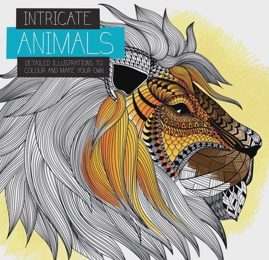Intricate Animals detailed illustrations to colour and make your own By: Paul Calver