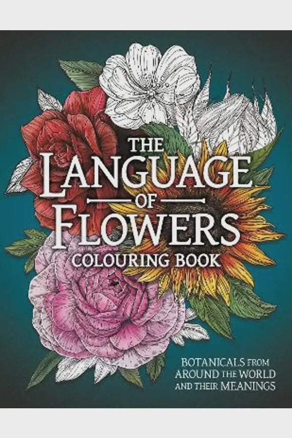 Language of Flowers Colouring Book