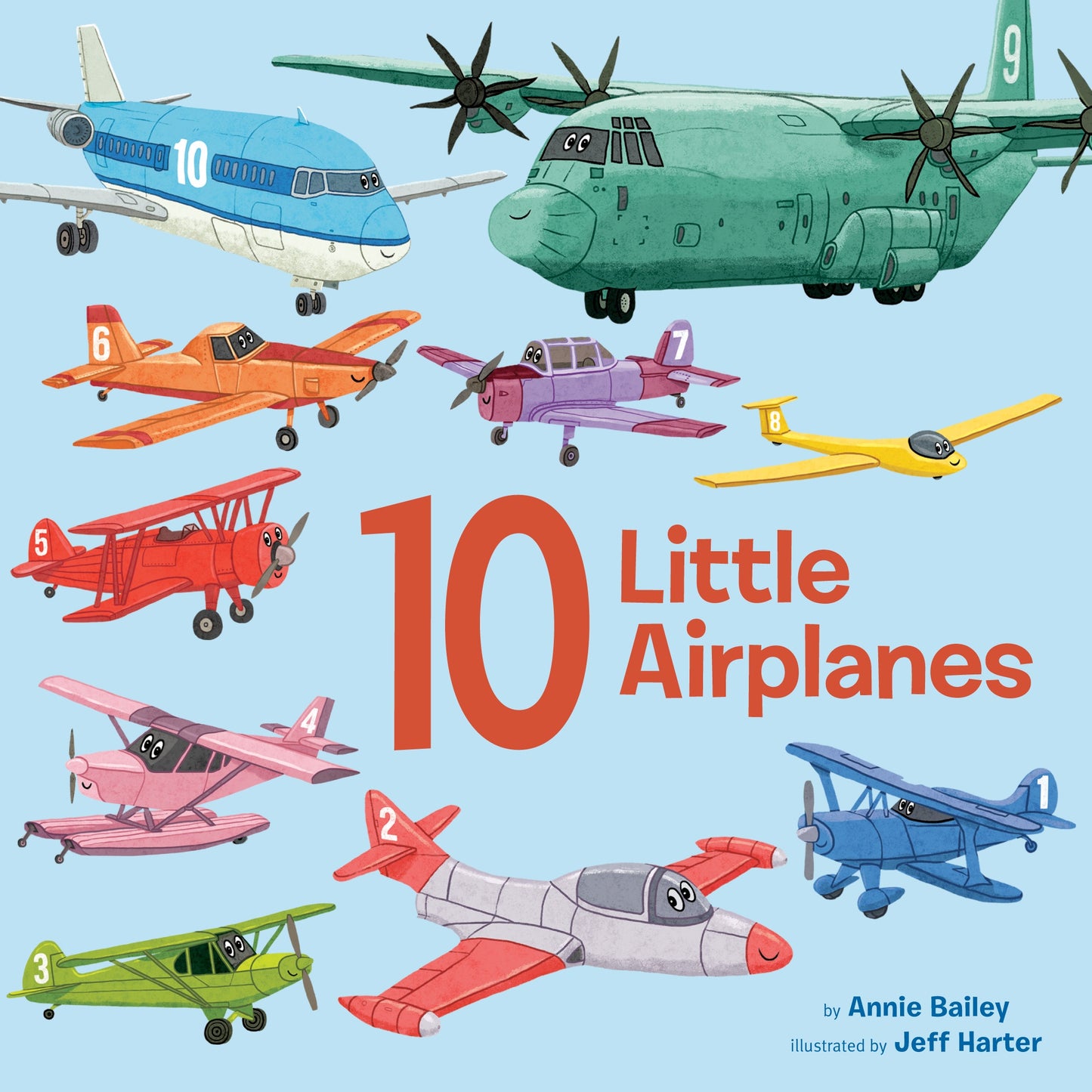 10 Little Airplanes By Jeff Harter