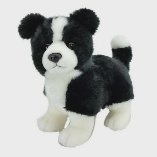 Mac Border Collie Standing 25cm Soft Toy