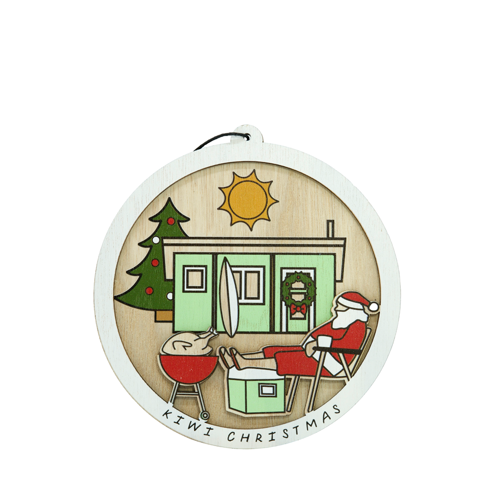 Christmas Decoration Wooden Cut Out  - Moana Rd