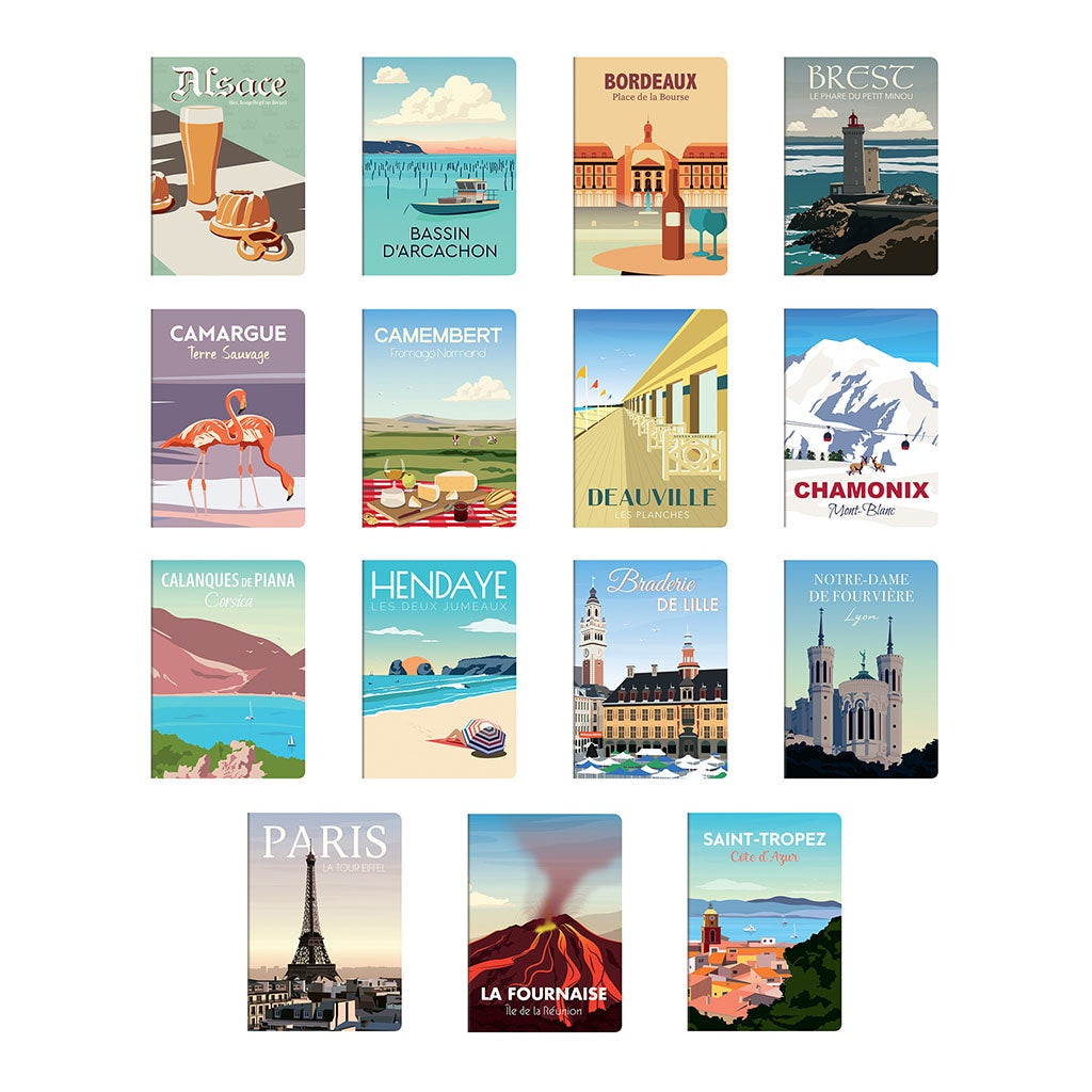 Clairefontvaine France Collection Notebook A5 Assorted